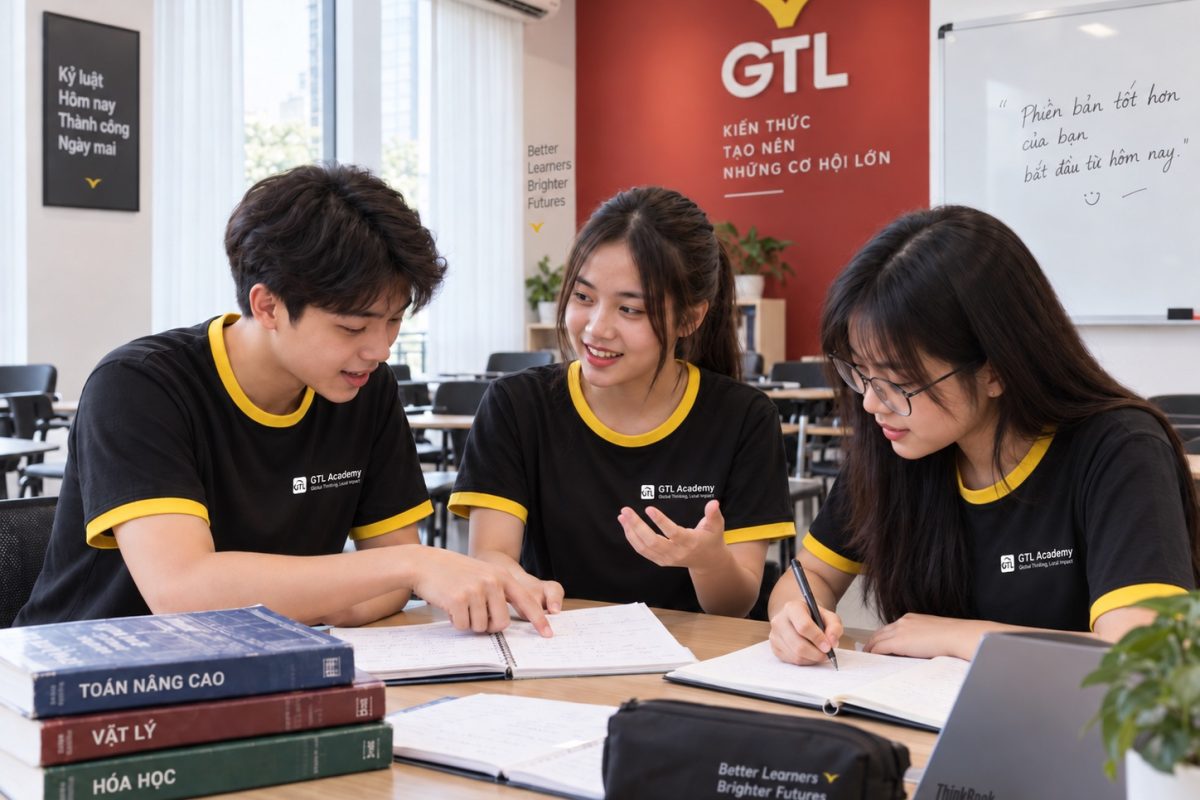 Học viên và lớp học tại GTL Academy 9