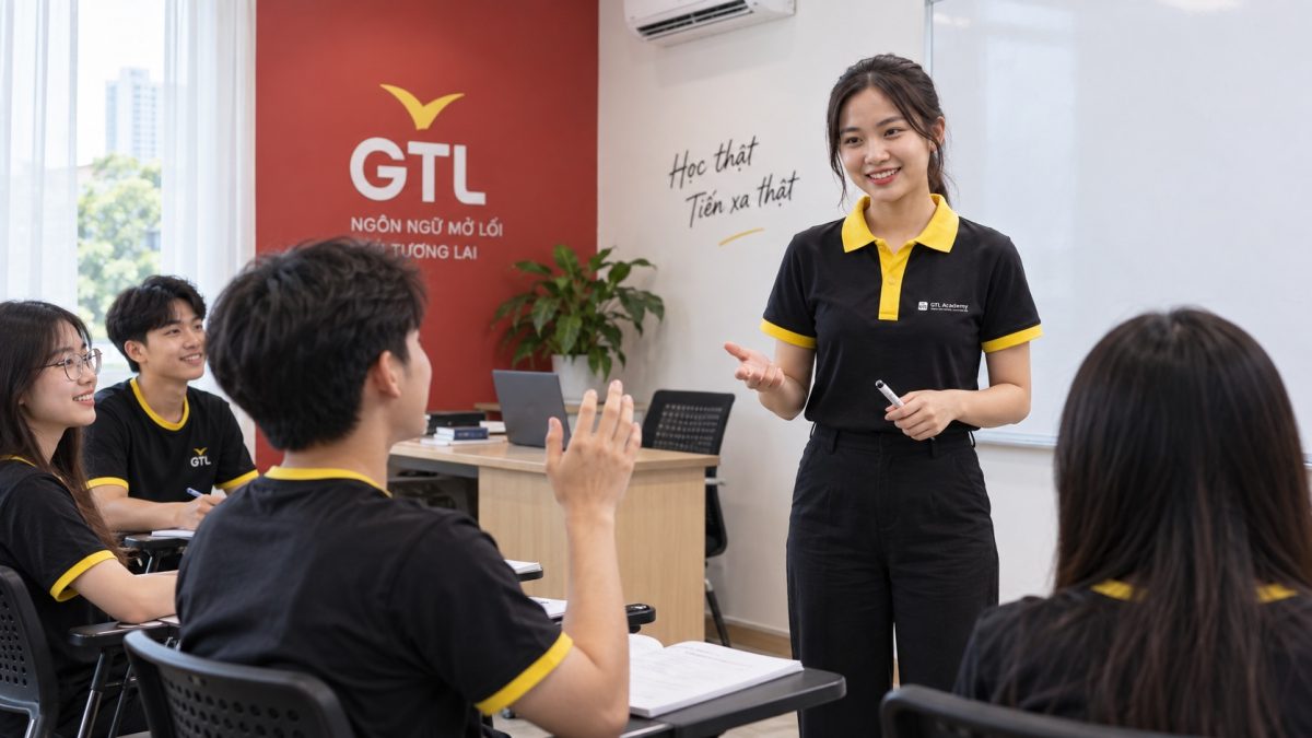 Học viên và lớp học tại GTL Academy 10
