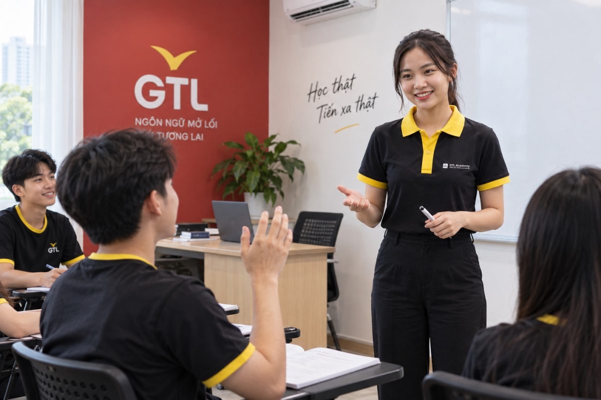 Học viên và lớp học tại GTL Academy 10