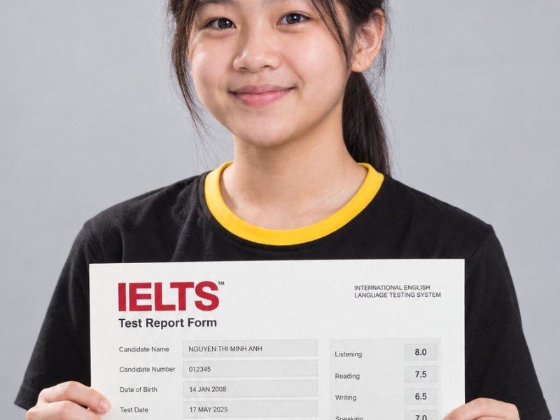 Chứng chỉ IELTS của Ngô Phương Thảo