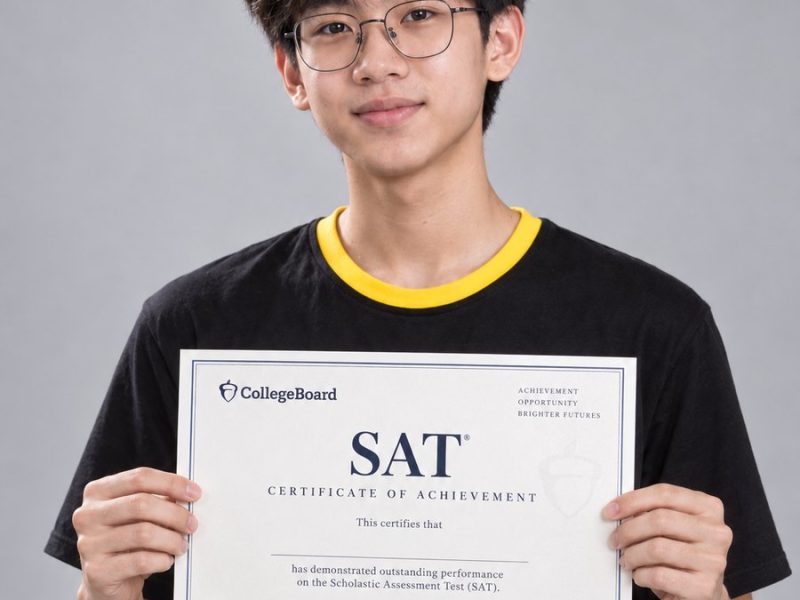 Chứng chỉ SAT của Phạm Ngọc Hân