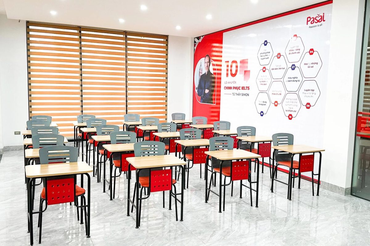 Hình ảnh lớp học và cơ sở Pasal 3